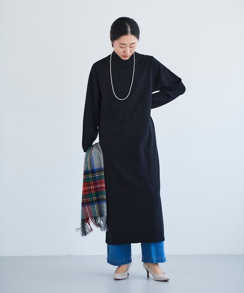 le.coeur blanc(ルクールブラン)の「ボアベスト&ニットワンピースSET(ワンピース・レディース・ブラウン/ブラック・38)」の21枚目の写真