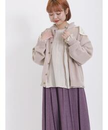 Samansa Mos2 | レース貼り前後2WAYニット(ニット/セーター)