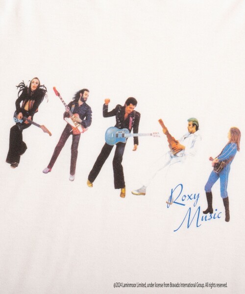 GOOD ROCK SPEED（グッドロックスピード）の「【GOOD ROCK SPEED/グッドロックスピード】THE1975 / ROXY MUSIC  別注バンドTシャツ レーヨン混（Tシャツ/カットソー・メンズ・ホワイト系その他/ホワイト系その他2・M/L）」の3枚目の写真