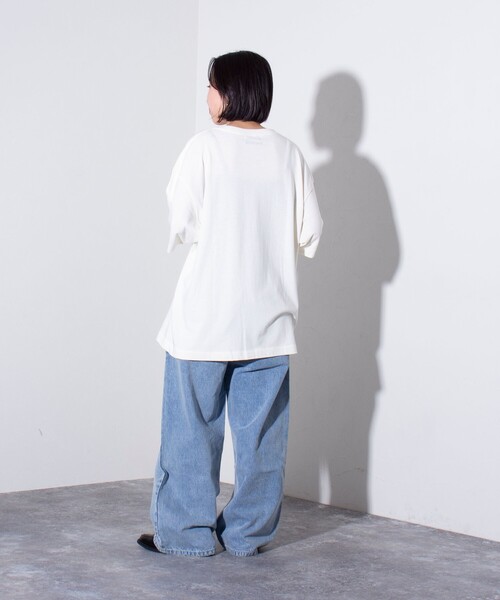 GOOD ROCK SPEED（グッドロックスピード）の「【GOOD ROCK SPEED/グッドロックスピード】THE1975 / ROXY MUSIC  別注バンドTシャツ レーヨン混（Tシャツ/カットソー・メンズ・ホワイト系その他/ホワイト系その他2・M/L）」の9枚目の写真