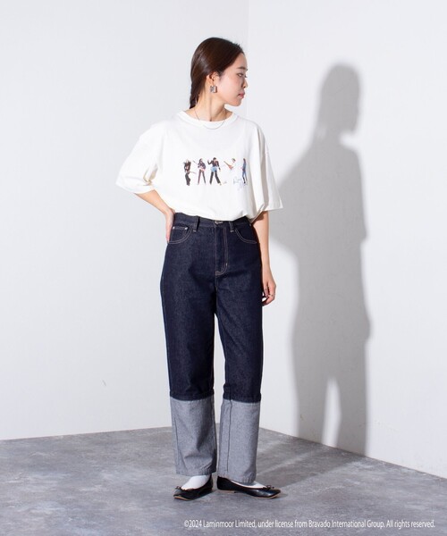 GOOD ROCK SPEED（グッドロックスピード）の「【GOOD ROCK SPEED/グッドロックスピード】THE1975 / ROXY MUSIC  別注バンドTシャツ レーヨン混（Tシャツ/カットソー・メンズ・ホワイト系その他/ホワイト系その他2・M/L）」の22枚目の写真