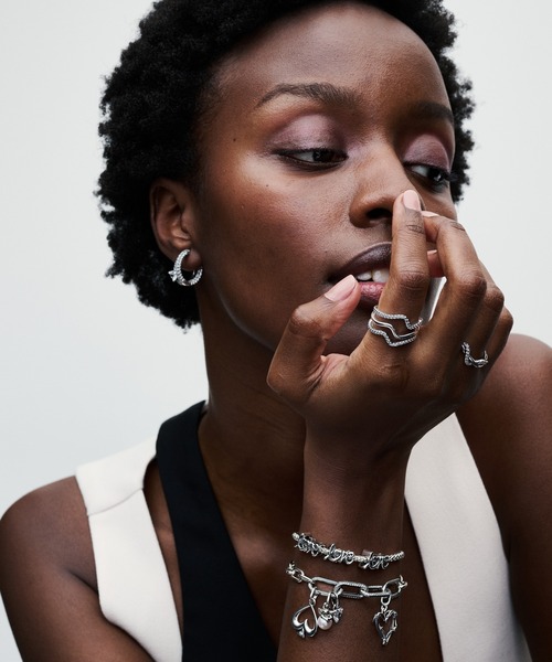 ポリッシュド ウェーブ リング（リング）｜Pandora（パンドラ）の