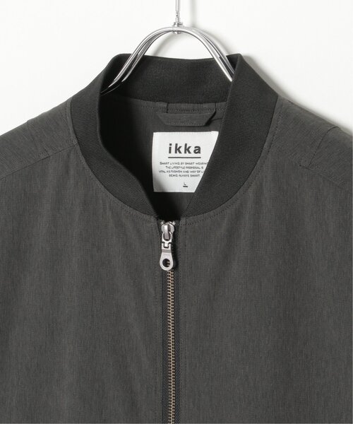 ikka（イッカ）の「【撥水】Teflon(R)ストレッチブルゾン（ブルゾン・メンズ・グレー/ネイビー/オリーブ・L/XL/M/S）」の19枚目の写真