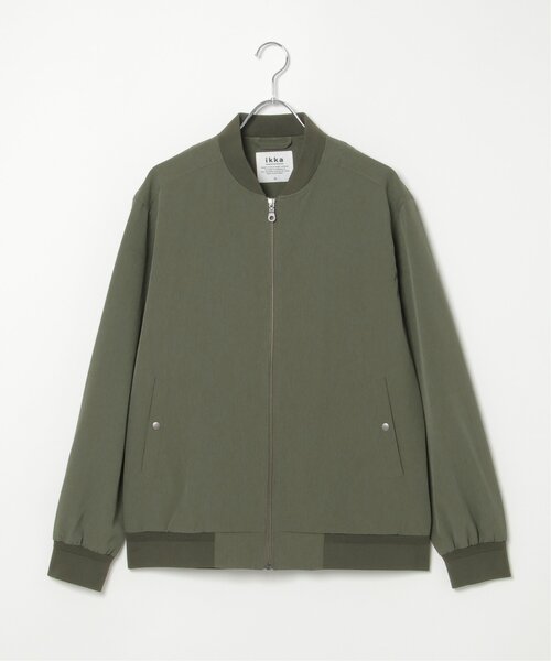 ikka（イッカ）の「【撥水】Teflon(R)ストレッチブルゾン（ブルゾン・メンズ・グレー/ネイビー/オリーブ・L/XL/M/S）」の11枚目の写真