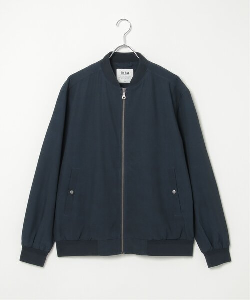 ikka（イッカ）の「【撥水】Teflon(R)ストレッチブルゾン（ブルゾン・メンズ・グレー/ネイビー/オリーブ・L/XL/M/S）」の12枚目の写真