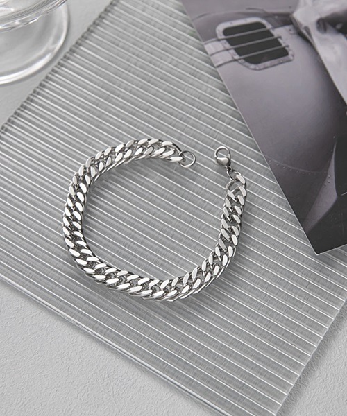 PARKS TOKYO SELECT(パークストウキョウセレクト)の「メンズ キヘイチェーンブレスレット(ブレスレット・メンズ・シルバー・19cm/21cm)」の3枚目の写真