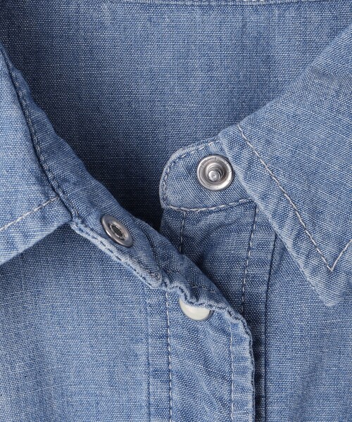 SHIPS（シップス）の「〈洗濯機可能〉シャンブレー オーバー