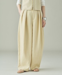 Curensology（カレンソロジー）の「Curensology(カレンソロジー)/プレーンツータックパンツ（その他パンツ）」