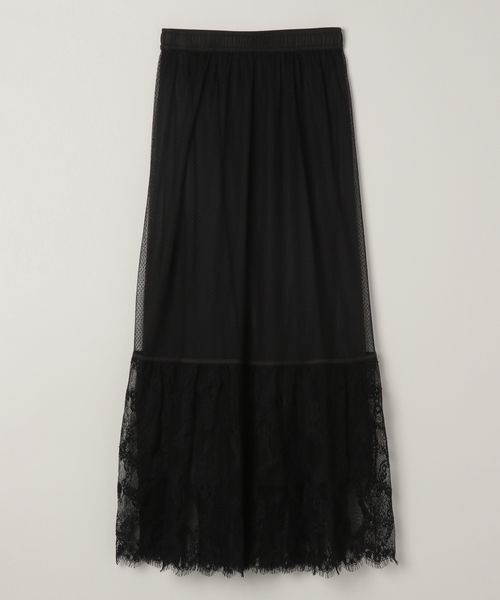 JEANASIS（ジーナシス）の「キリカエレーススカート/108071（スカート・レディース・ブラック/ライトグレー・FREE）」の3枚目の写真