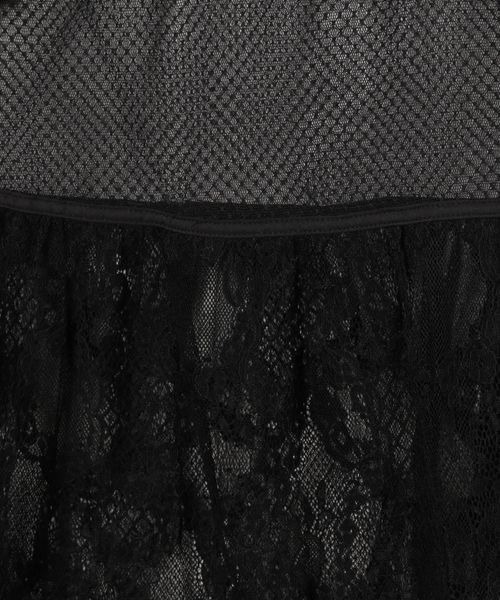 JEANASIS（ジーナシス）の「キリカエレーススカート/108071（スカート・レディース・ブラック/ライトグレー・FREE）」の8枚目の写真