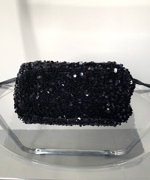 non-hedge(ノンヘッジ)の「スパンコール巾着ショルダーバッグ(ショルダーバッグ・レディース・シルバー/ブラック/ホワイト・FREE)」の21枚目の写真