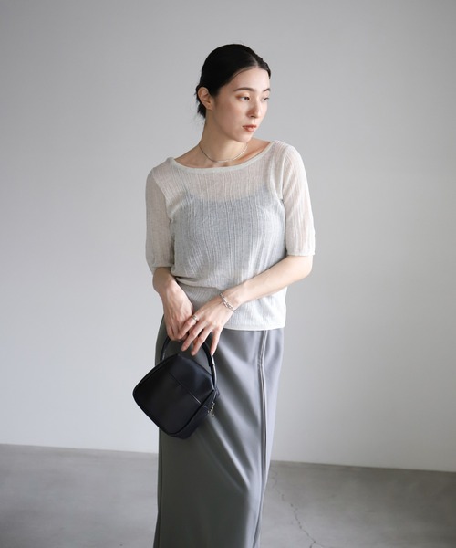 スカート [NICEGHOSTCLUB]SIDE ZIP MAXI SKIRT_WHITE(NG2DMUW300A) SIDE ZIP MAXI SKIRT_WHITE(NG2DMUW300A) - 감도 깊은 취향