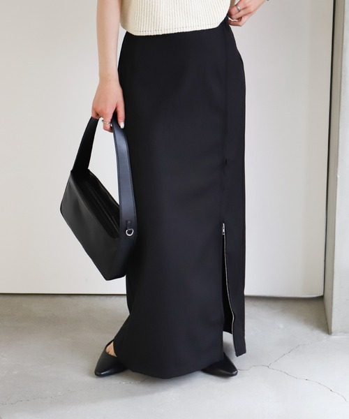 セール】サイドジップスリットスカート（スカート）｜select MOCA