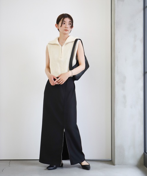 セール】サイドジップスリットスカート（スカート）｜select MOCA