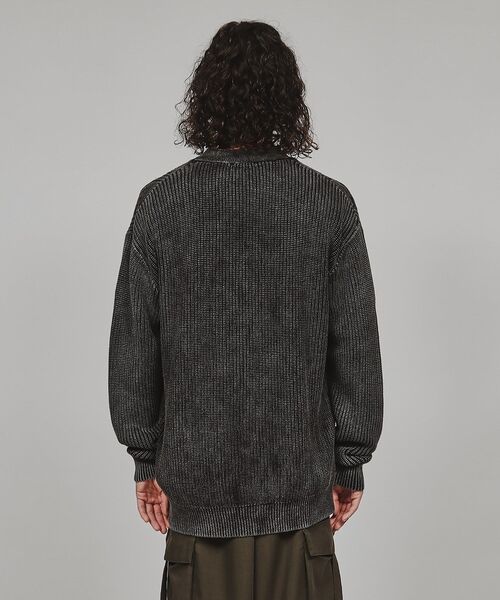 tk.TAKEO KIKUCHI(ティーケータケオキクチ)の「◆フェードニットカーディガン(カーディガン/ボレロ・メンズ・ベージュ/ブラック/ブルー系その他・04/03/02)」の6枚目の写真