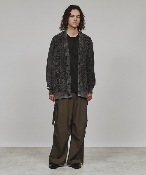 tk.TAKEO KIKUCHI(ティーケータケオキクチ)の「◆フェードニットカーディガン(カーディガン/ボレロ・メンズ・ベージュ/ブラック/ブルー系その他・04/03/02)」の20枚目の写真