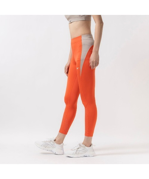 Reebok（リーボック）の「ランニング ベクター タイツ / RUNNING VECTOR TIGHT（レギンス/スパッツ・レディース・ブルーグレー/ブラック/オレンジ・X-SMALL/LARGE/MEDIUM/SMALL/XX-LARGE/X-LARGE）」の9枚目の写真