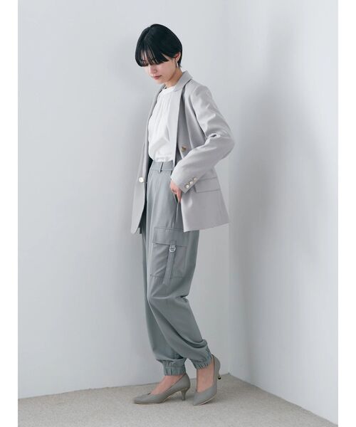 YECCA VECCA（イェッカヴェッカ）の「ギャザーブラウス（シャツ/ブラウス・レディース・ピンク/ホワイト/チャコールグレー・FREE）」の16枚目の写真