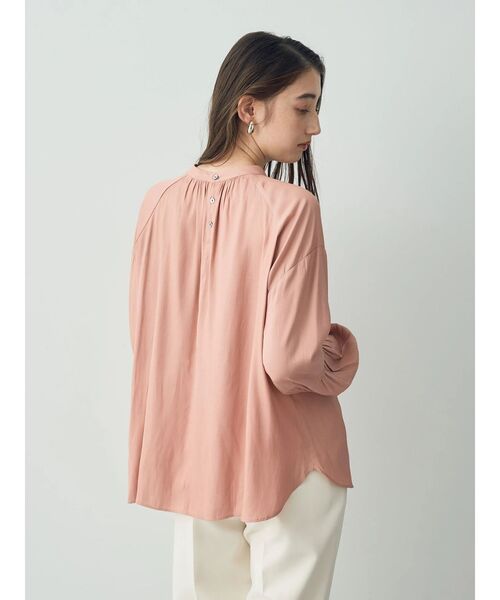 YECCA VECCA（イェッカヴェッカ）の「ギャザーブラウス（シャツ/ブラウス・レディース・ピンク/ホワイト/チャコールグレー・FREE）」の20枚目の写真