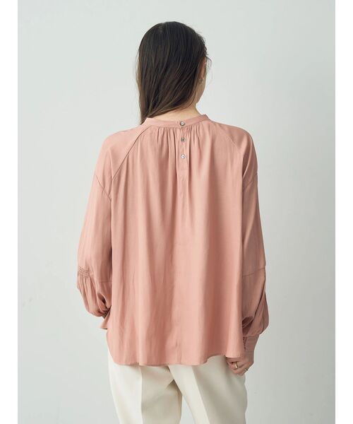 YECCA VECCA（イェッカヴェッカ）の「ギャザーブラウス（シャツ/ブラウス・レディース・ピンク/ホワイト/チャコールグレー・FREE）」の21枚目の写真