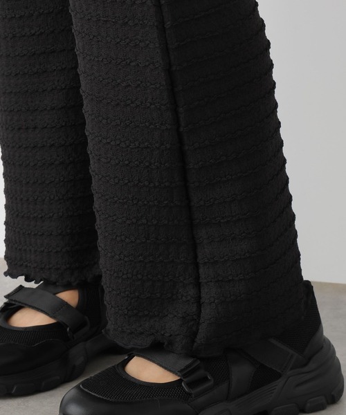 LEPSIM(レプシィム)の「【産前・産後対応】マタニティ/ フリルティアードイージーパンツ 992053(マタニティウェア/グッズ・レディース・ブラック/ブルー/アイボリー・FREE)」の9枚目の写真