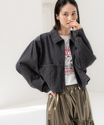 LAKOLE | デニムショートブルゾン / 102229(デニムジャケット)