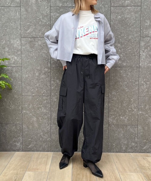 LOWRYS FARM(ローリーズファーム)の「ドロストカーゴパンツ 177931(カーゴパンツ・レディース・ブラック/アイボリー/グレー/その他・FREE)」の5枚目の写真