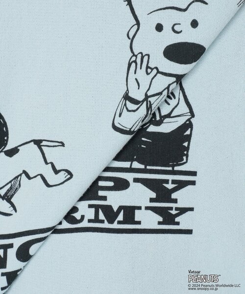 PEANUTS（ピーナッツ）の「【PEANUTS×SPORTS WEAR by relume】別注 プリントスウェット（Tシャツ/カットソー・メンズ・ボルドー/アイボリー/ブルー/ネイビー・MEDIUM/X-LARGE/LARGE）」の20枚目の写真