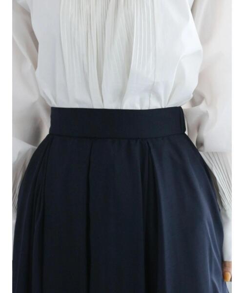 Te chichi(テチチ)の「シアータックボリュームスカート(スカート・レディース・ネイビー/ベージュ/グリーン・F)」の15枚目の写真