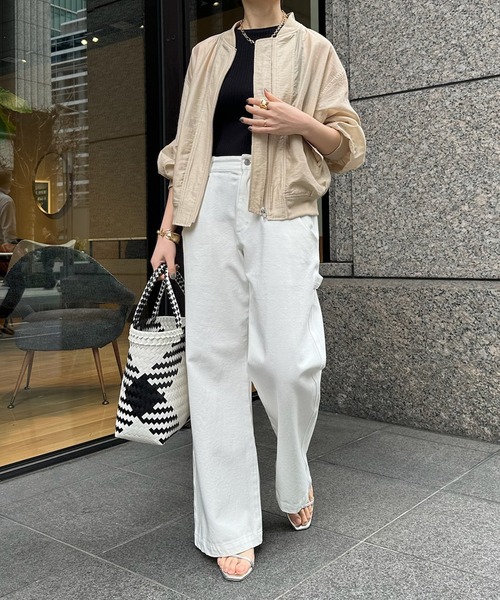 【新品】DOUDOU メッシュ切替シアーブルゾン　　　ベージュ DOUDOU メッシュ切替シアーブルゾン ベージュ DOUDOU(ドゥドゥ) WEB