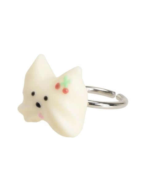merry jenny（メリージェニー）の「【Maison terrier コラボ】メレンゲクッキーリング（リング・レディース・オフホワイト・FREE）」の13枚目の写真