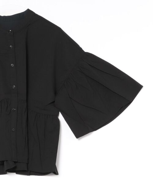 LOWRYS FARM（ローリーズファーム）の「バンドカラーシャツ８Ｓ 991518（シャツ/ブラウス・レディース・ブラック/ピンク/ブルー/アイボリー・FREE）」の12枚目の写真