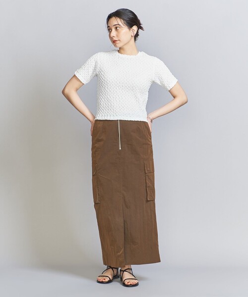 美品 Beauty&youth united arrows トップス セール】バッククロス チュニック -ウォッシャブル-（その他