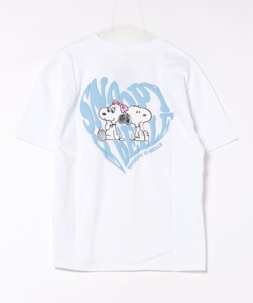 PEANUTS（ピーナッツ）の「【PEANUTS /ピーナッツ】オリジナルデザインTシャツ スヌーピー オラフ　ベル　ドロップショルダー ビッグシルエット　ユニセックス（Tシャツ/カットソー・メンズ・ホワイト系その他2/ベージュ系その他/ピンク系その他2/ブルー系その他・X-LARGE/LARGE/SMALL/MEDIUM）」の6枚目の写真