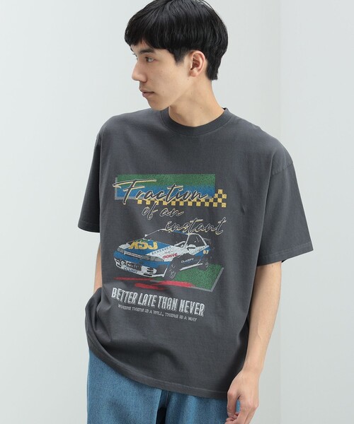 BEAMS HEART(ビームスハート)の「ワイルド グラフィック プリント Tシャツ(Tシャツ/カットソー・メンズ・ブラック/ブラック系その他4/チャコールグレー・SMALL/MEDIUM/LARGE)」の2枚目の写真