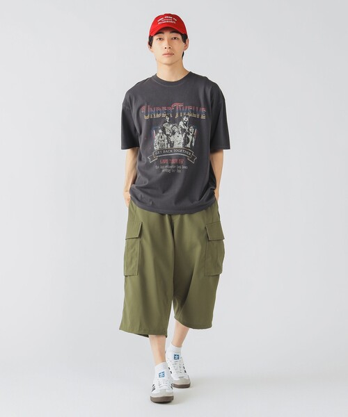 BEAMS HEART(ビームスハート)の「ワイルド グラフィック プリント Tシャツ(Tシャツ/カットソー・メンズ・ブラック/ブラック系その他4/チャコールグレー・SMALL/MEDIUM/LARGE)」の6枚目の写真