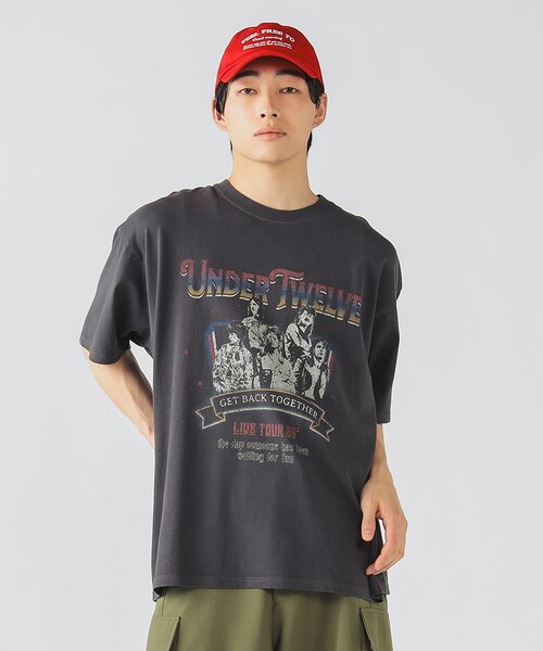 BEAMS HEART(ビームスハート)の「ワイルド グラフィック プリント Tシャツ(Tシャツ/カットソー・メンズ・ブラック/ブラック系その他4/チャコールグレー・SMALL/MEDIUM/LARGE)」の8枚目の写真