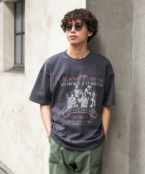 BEAMS HEART(ビームスハート)の「ワイルド グラフィック プリント Tシャツ(Tシャツ/カットソー・メンズ・ブラック/ブラック系その他4/チャコールグレー・SMALL/MEDIUM/LARGE)」の14枚目の写真