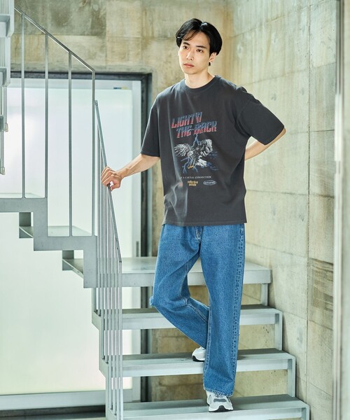 BEAMS HEART(ビームスハート)の「ワイルド グラフィック プリント Tシャツ(Tシャツ/カットソー・メンズ・ブラック/ブラック系その他4/チャコールグレー・SMALL/MEDIUM/LARGE)」の21枚目の写真