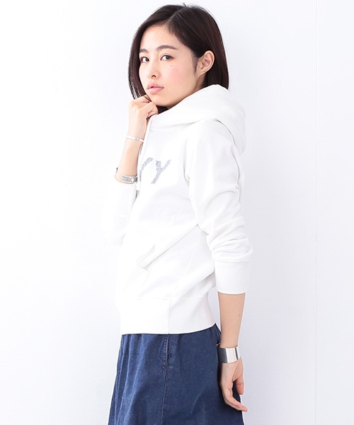 SCREEN STARS（スクリーンスターズ）の「SCREEN STARS / クロスステッチ プルオーバー パーカ （パーカー・レディース・ホワイト/グレー・ONE SIZE）」の13枚目の写真