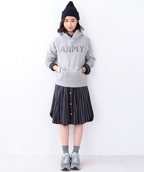 SCREEN STARS（スクリーンスターズ）の「SCREEN STARS / クロスステッチ プルオーバー パーカ （パーカー・レディース・ホワイト/グレー・ONE SIZE）」の18枚目の写真