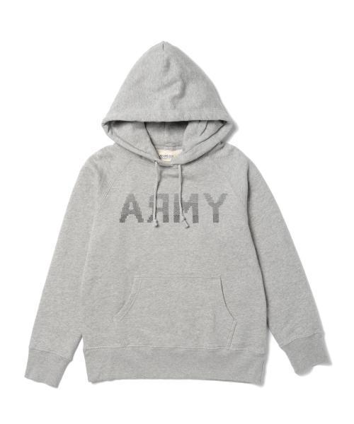 SCREEN STARS（スクリーンスターズ）の「SCREEN STARS / クロスステッチ プルオーバー パーカ （パーカー・レディース・ホワイト/グレー・ONE SIZE）」の3枚目の写真