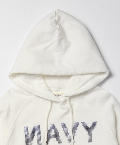 SCREEN STARS（スクリーンスターズ）の「SCREEN STARS / クロスステッチ プルオーバー パーカ （パーカー・レディース・ホワイト/グレー・ONE SIZE）」の5枚目の写真