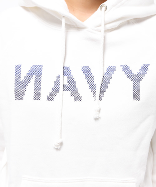 SCREEN STARS（スクリーンスターズ）の「SCREEN STARS / クロスステッチ プルオーバー パーカ （パーカー・レディース・ホワイト/グレー・ONE SIZE）」の12枚目の写真