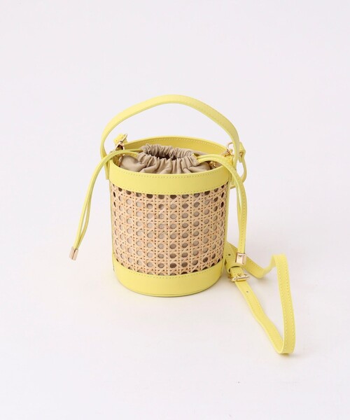 NOLLEY’S Sophi（ノーリーズソフィ）の「【ANTONELLO MASI/アントネッロマージ】ラタンコンビバケツバッグ（トートバッグ・レディース・ホワイト系その他4/ベージュ系その他3/イエロー系その他3・FREE）」の8枚目の写真