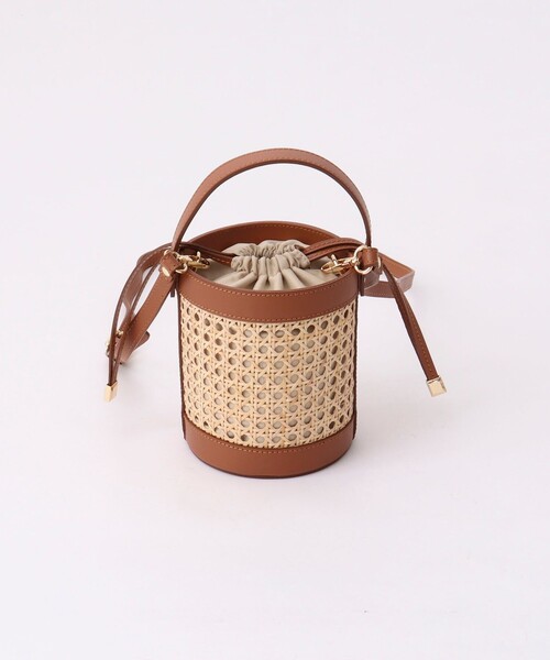 NOLLEY’S Sophi（ノーリーズソフィ）の「【ANTONELLO MASI/アントネッロマージ】ラタンコンビバケツバッグ（トートバッグ・レディース・ホワイト系その他4/ベージュ系その他3/イエロー系その他3・FREE）」の11枚目の写真