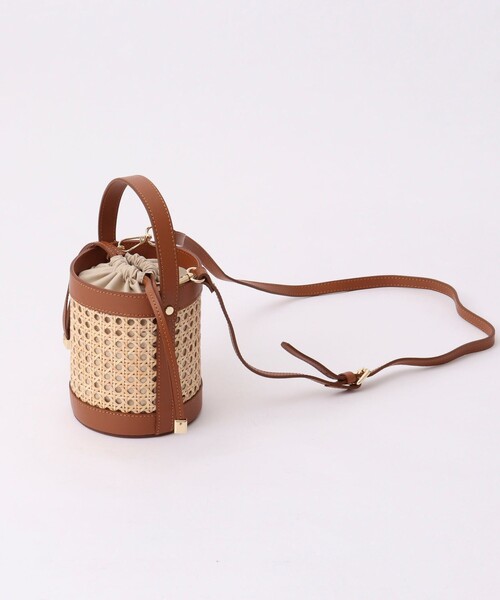 NOLLEY’S Sophi（ノーリーズソフィ）の「【ANTONELLO MASI/アントネッロマージ】ラタンコンビバケツバッグ（トートバッグ・レディース・ホワイト系その他4/ベージュ系その他3/イエロー系その他3・FREE）」の12枚目の写真