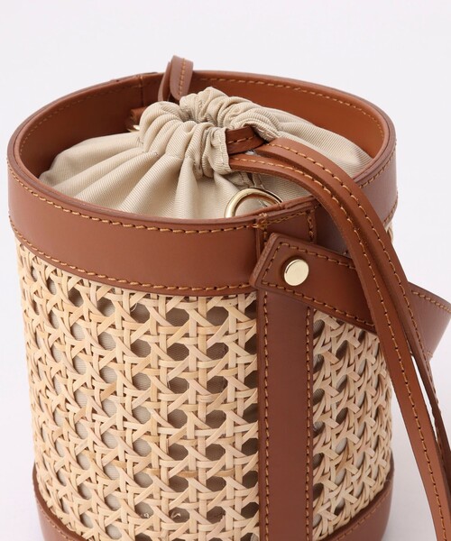 NOLLEY’S Sophi（ノーリーズソフィ）の「【ANTONELLO MASI/アントネッロマージ】ラタンコンビバケツバッグ（トートバッグ・レディース・ホワイト系その他4/ベージュ系その他3/イエロー系その他3・FREE）」の15枚目の写真