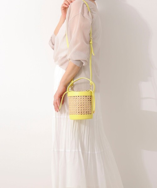 NOLLEY’S Sophi（ノーリーズソフィ）の「【ANTONELLO MASI/アントネッロマージ】ラタンコンビバケツバッグ（トートバッグ・レディース・ホワイト系その他4/ベージュ系その他3/イエロー系その他3・FREE）」の20枚目の写真