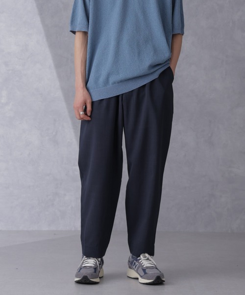 NANO universe(ナノユニバース)の「ライトウェイトドライパンツ(セットアップ可)(その他パンツ・メンズ・ブラウン/ネイビー/グレー・S/M/L)」の3枚目の写真